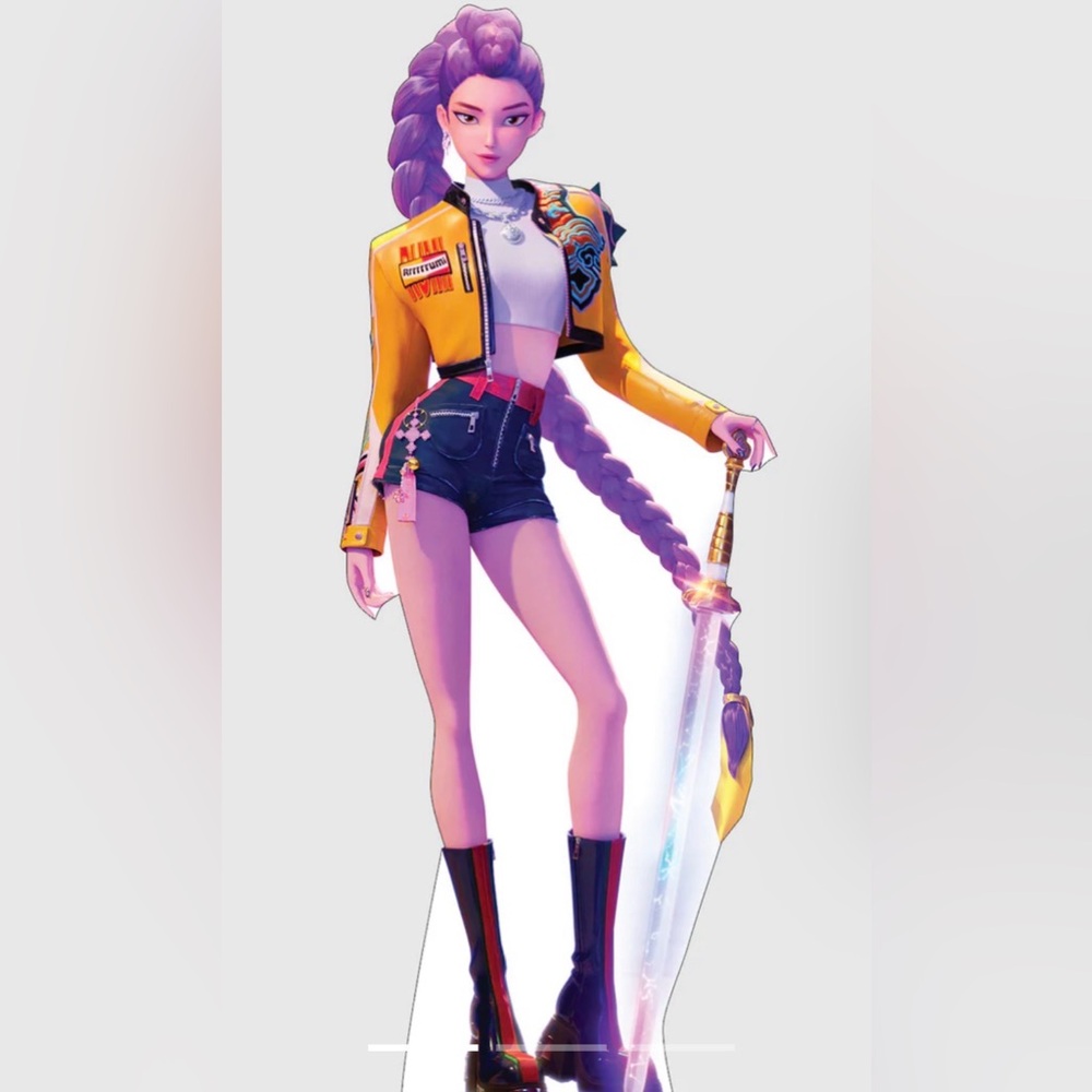 Kpop Demon Hunter Huntrix Cardboard Cutout Party Decor